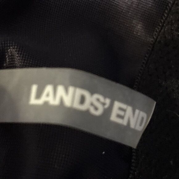 Lands' End Women's Size 8DD Underwire Bra Black Wrap Tankini Swimsuit Top Beach - Picture 13 of 15